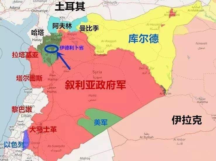 伊德利卜省未来局势会怎么样?叙利亚内战会变为三方长期割据战