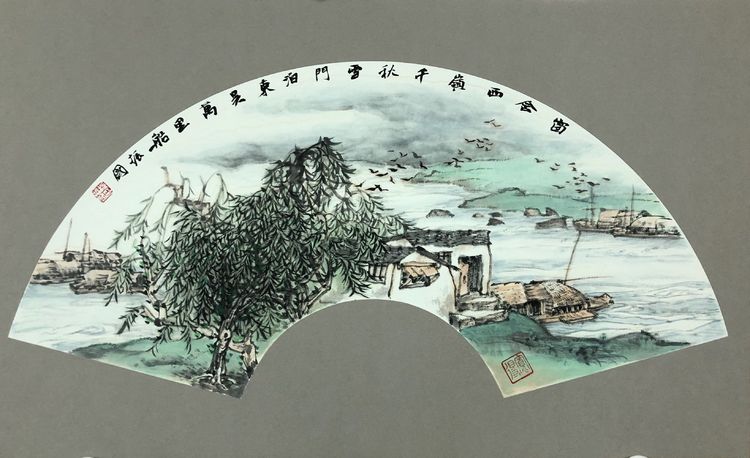 《窗含西岭千秋雪》 程振国作品