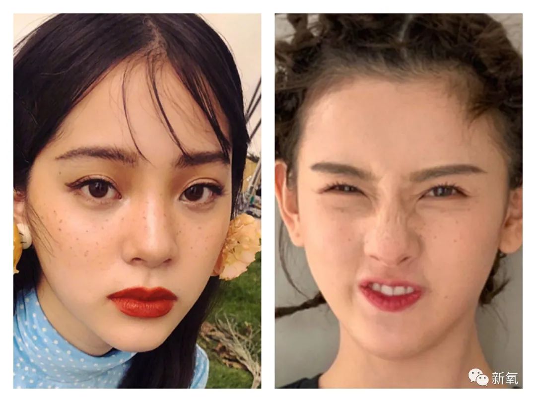 欧阳娜娜和宋祖儿都在脸上画雀斑,一对比颜值高下立现