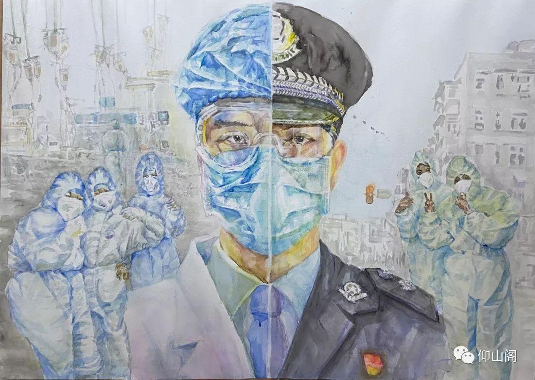 绘万众一心显抗疫之美清远市美术家协会作品选登三
