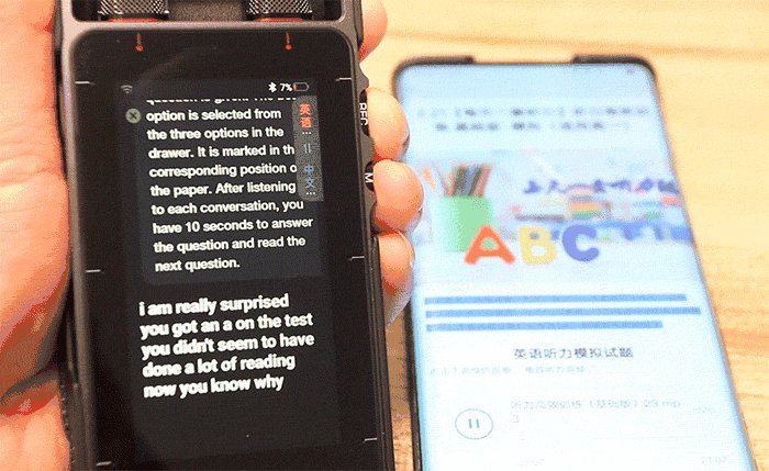 gif 使用时,先选择互译双方的语言,比如英语与中文之间
