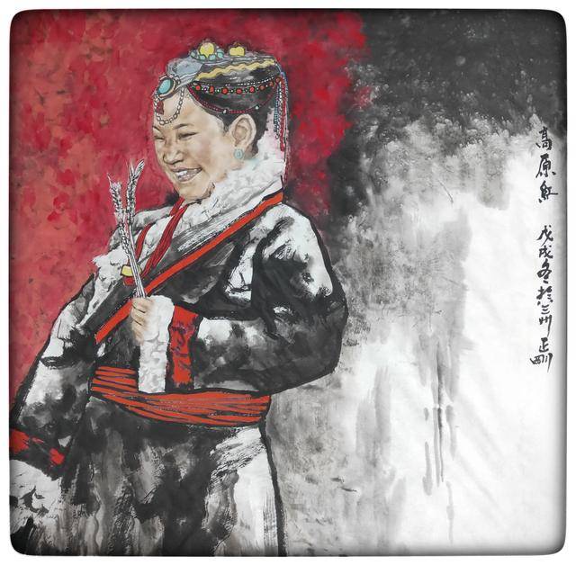 张正刚国画人物画作品欣赏