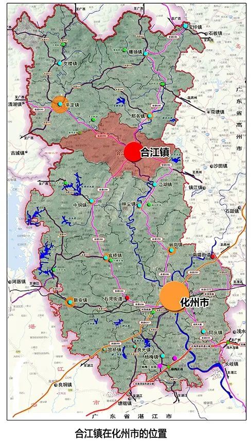 《化州市合江县域副中心江南片区控制性详细规划