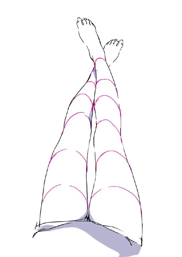 cg原画插画教程动漫人物手腿脚的画法练习插画手绘
