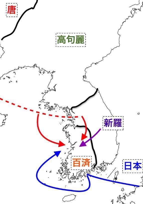 白江口战役中日两国史上第一次交锋作战唐军痛击倭军