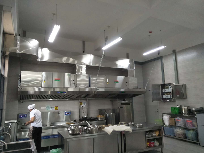 广杰gojek:商用厨房必备"神器"——烟罩油烟净化一体机!