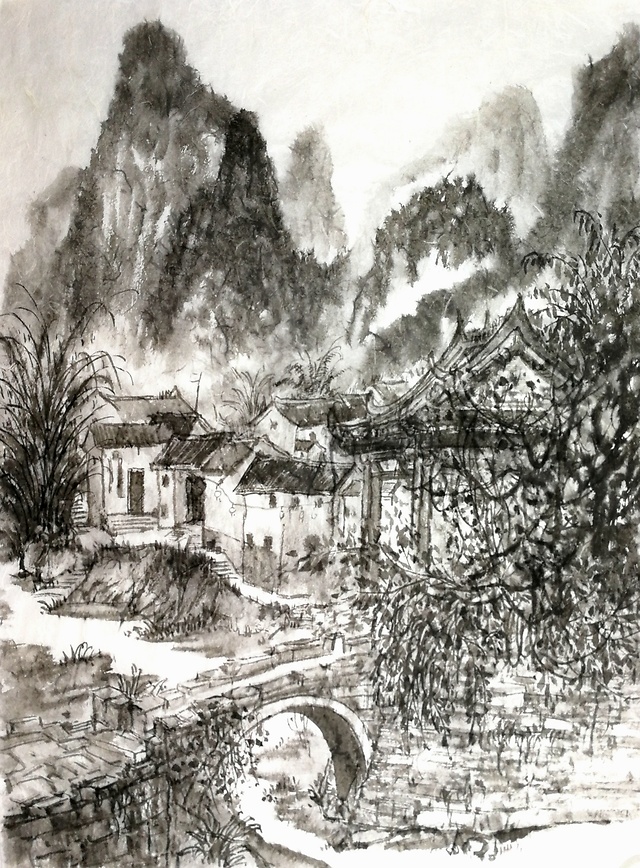 中国画创作以山水画为主,长城系列见长,先后在国家级展览获一等奖1次
