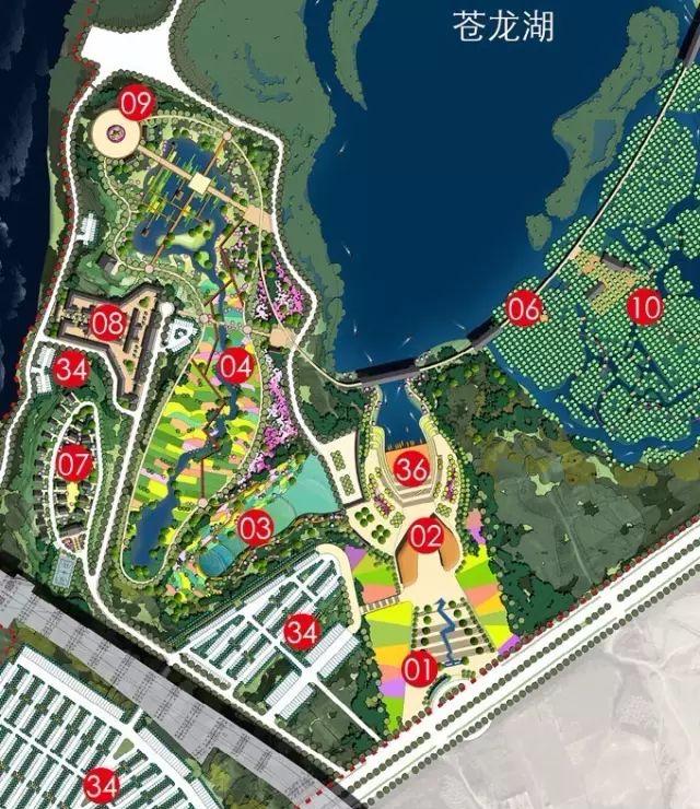 三门峡:将在这里,建设5a级旅游景区(附:平面效果图 3d