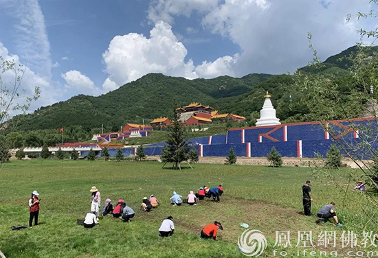 感恩义工菩萨行赤峰康宁寺除草活动圆满结束