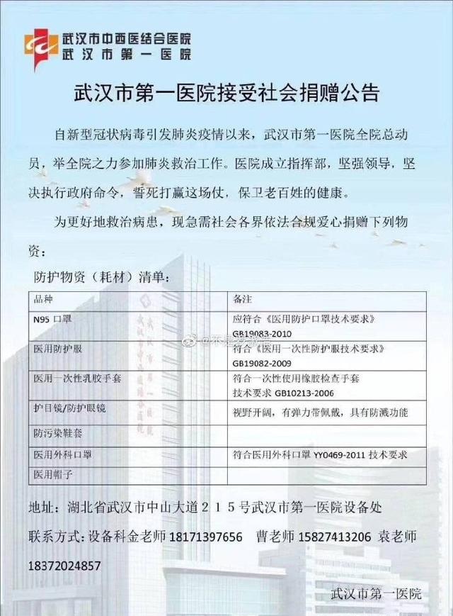 告急！武汉各大医院紧急求援