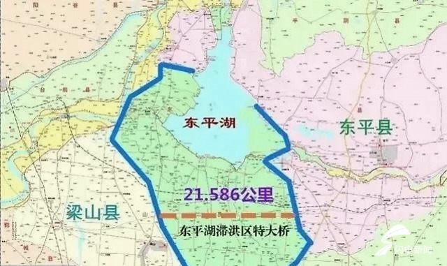 泰安东平湖滞洪区特大桥即将完工为我国最长公路旱桥