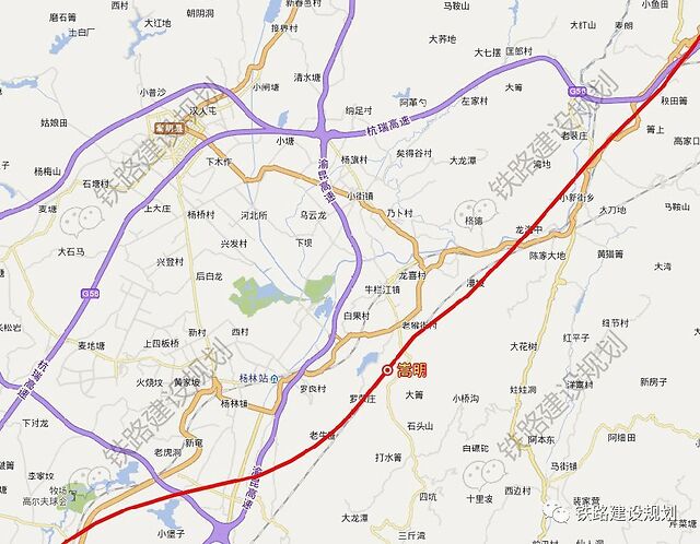 渝昆高铁嵩明站设到发线4条(含正线2条),设450m×8m×1.