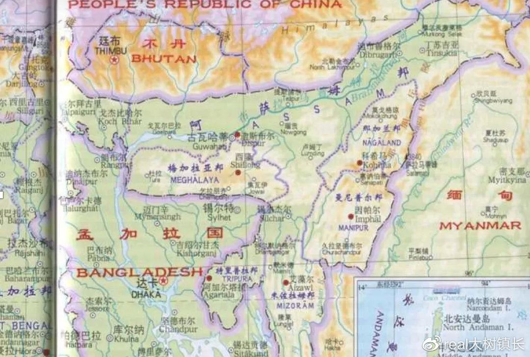 接下来,说说印度东北地区的独立运动.