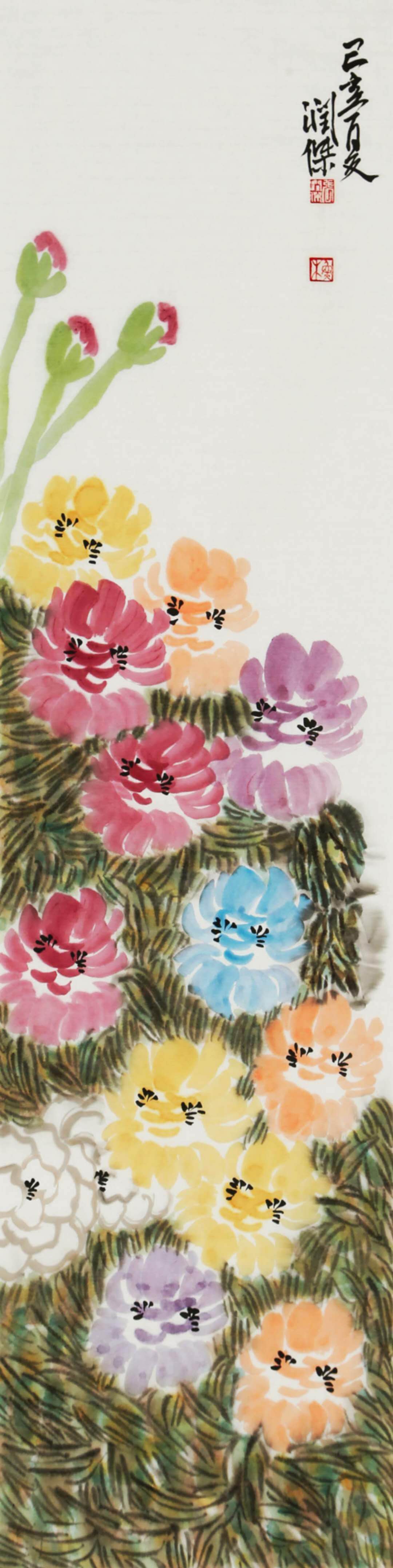 大写意画家张润杰作品