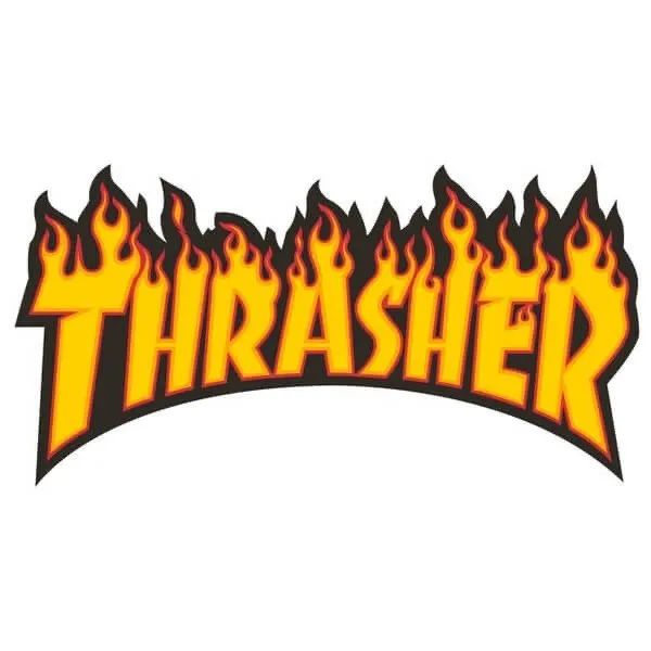 thrasher 的火焰字