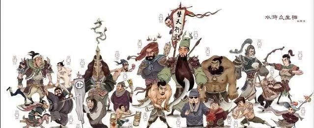 《水浒传》是一部妇孺皆知的经典历史小说,一百单八将,天罡地煞,塑造