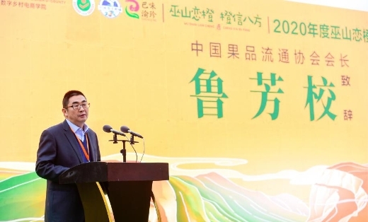 (重庆市农业农村委总农艺师洪国伟致欢迎辞)