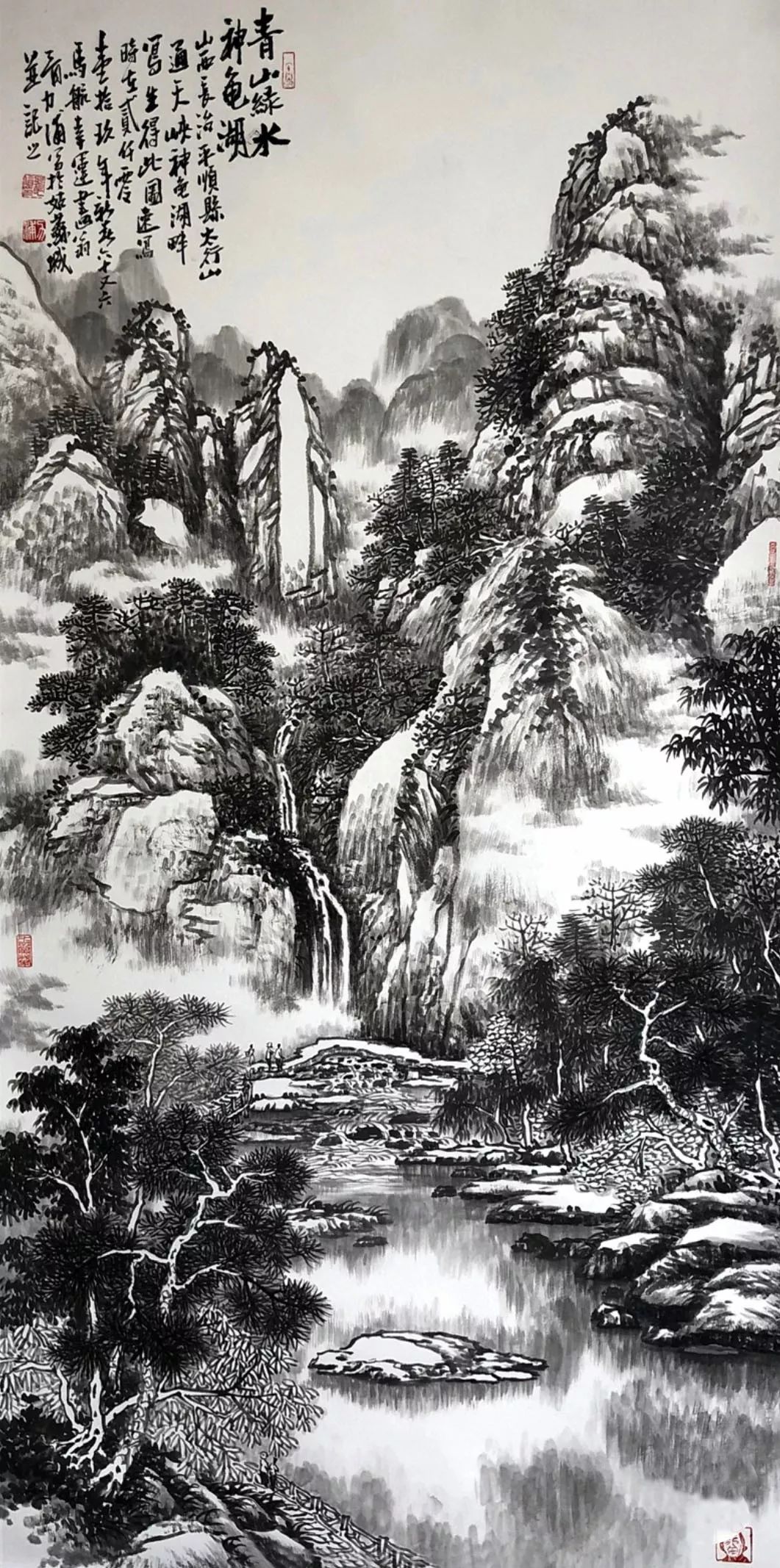 山水画家胥力浦作品赏析