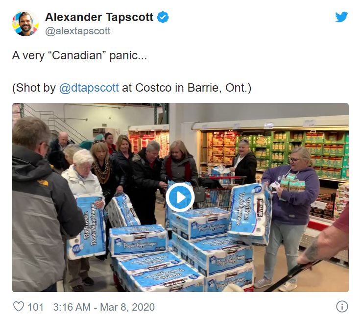 为什么外国人都在抢购卫生纸