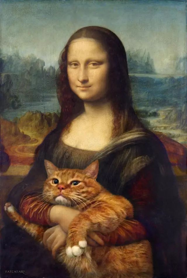 艺术家把橘猪画进名画里,简直萌得不要,这创意必须给满分