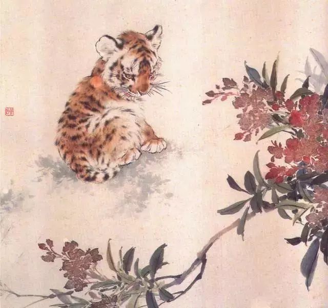 画虎大师刘继卣笔下的老虎