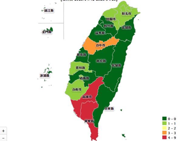 屏东共9个县市,最北到过淡水,最南到过台南新光三越新天地等, 据台湾"