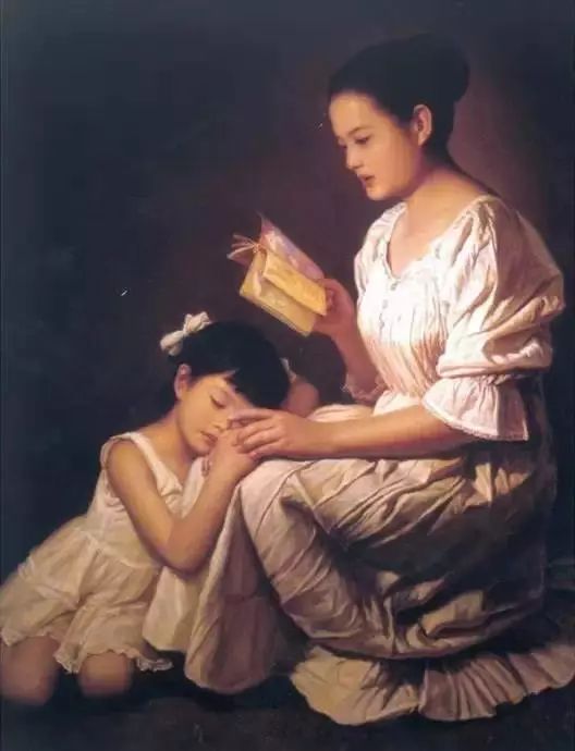 油画里的中国母亲,那些母爱与乡愁