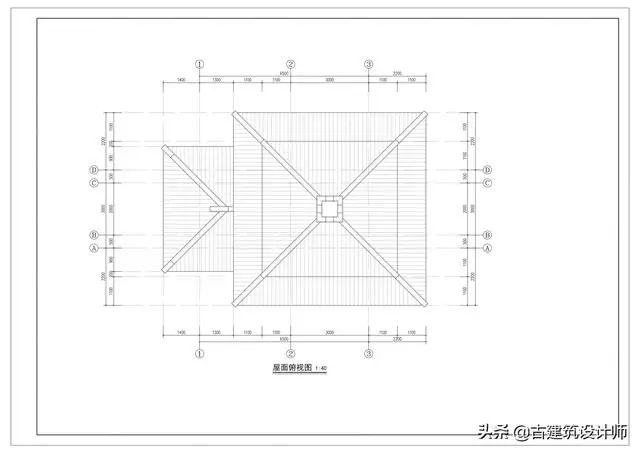 3,阙顶:屋顶是中国古建筑的三个结构中特点最明显变化最多的部分,有