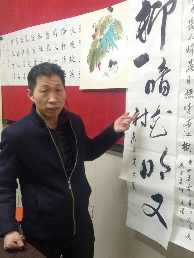 书画名家杨慧鹏,尼志强作客开封城摞城画院直播间