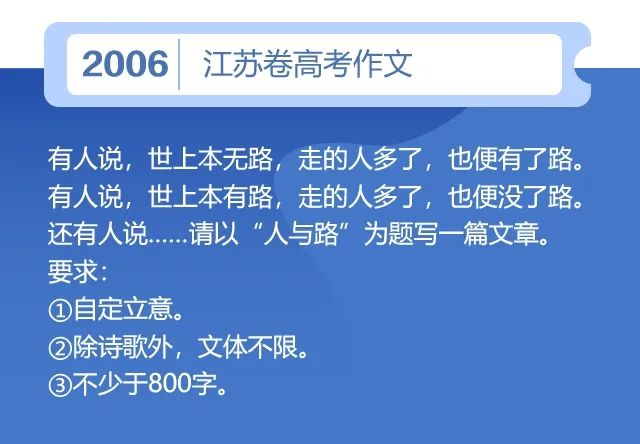 最新!2020江苏高考作文题出炉