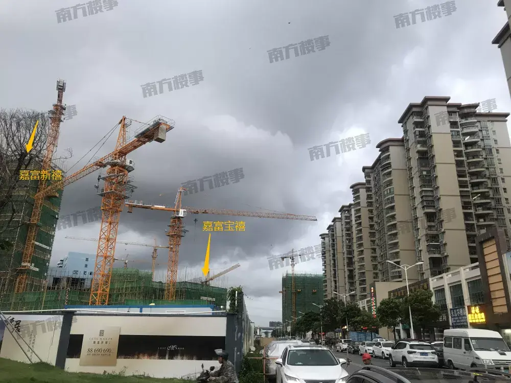 新禧地块靠外围,离两条主干道近; 而宝禧位置则靠里,位于太隆城后方