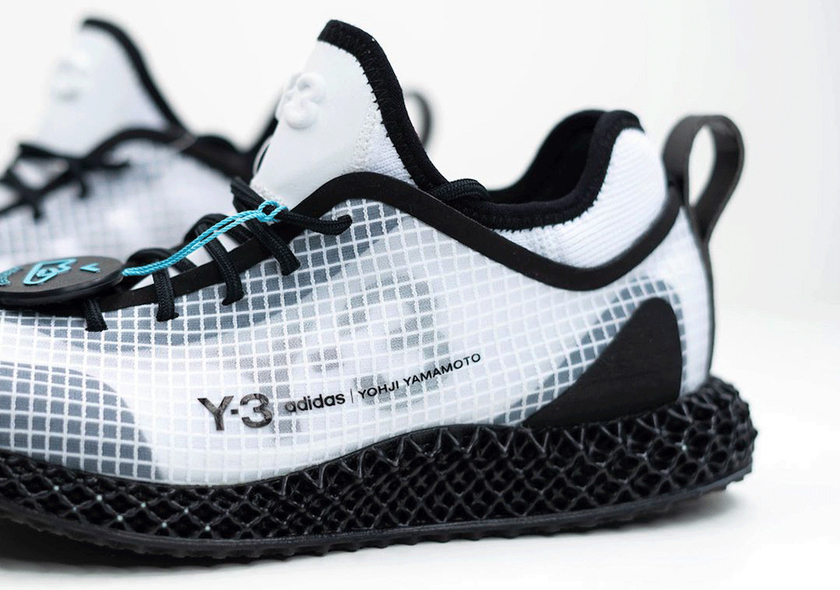 半透明蝉翼鞋面  4d 大底!全新adidas y-3 runner 4d