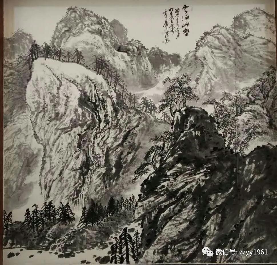 吴锋自幼酷爱美术,临习古人山水,师法自然.常走名山大川,吮吸营养.