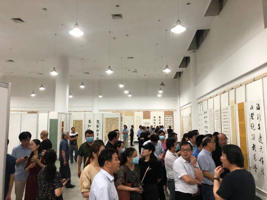 淮南市优秀获奖书家作品展在淮南市博物馆开幕