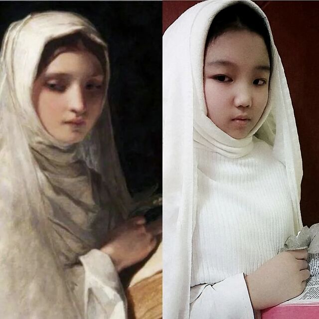 【宅家大咖秀】萌娃和世界名画的化学反应