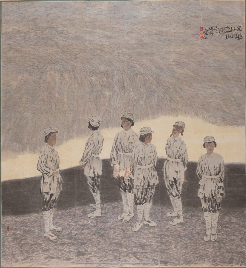 陈绍华 《绿,来自您的手》 宣传画 1984年 70x140cm