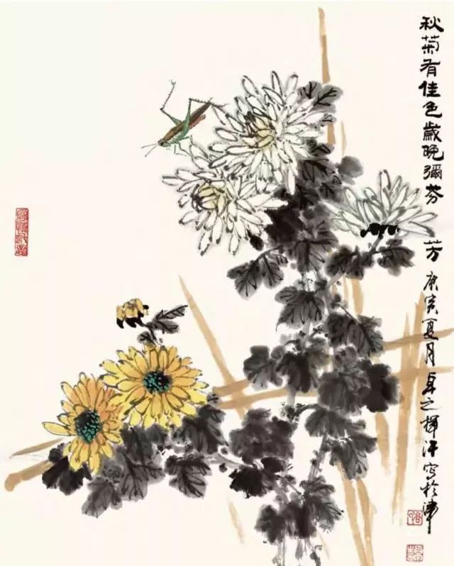 清晨阅读丨国画菊花图文教程