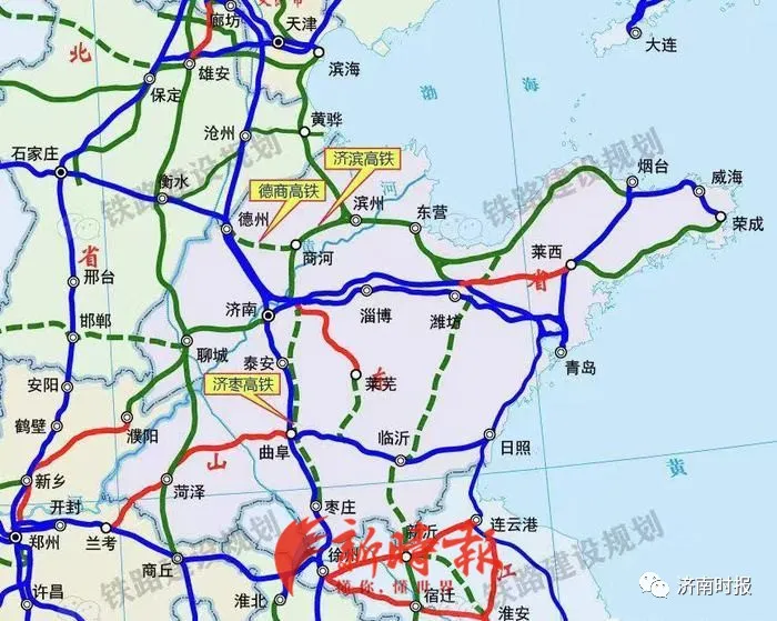 济滨铁路设站6座