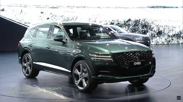 现代最强豪华suv genesis gv80登场