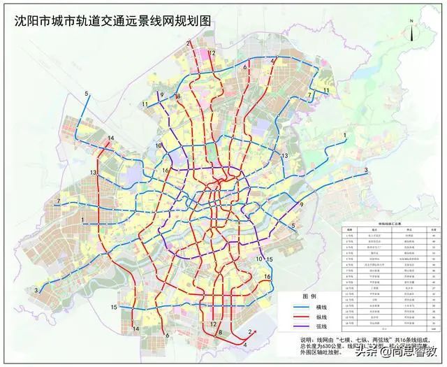 沈阳2035年城区地图,看看你家在市中心吗?