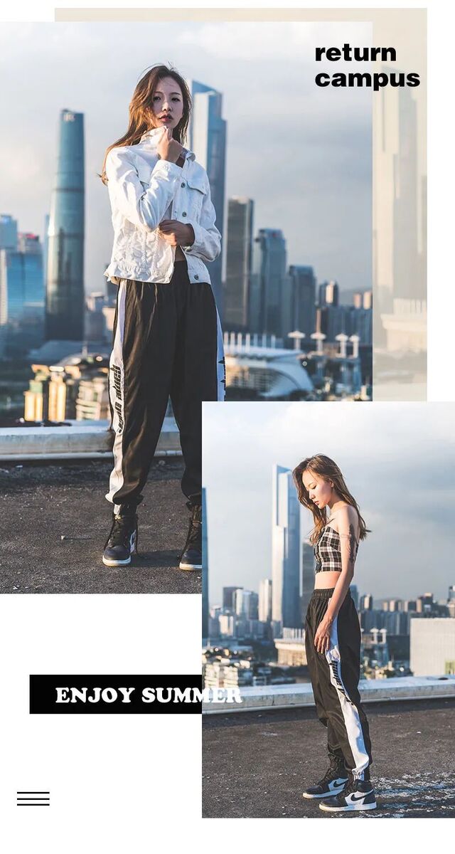 今天的潮物我们开门见山 复古运动裤裤是你配球鞋的必备单品 模特
