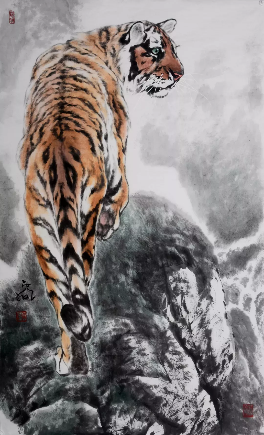 虎震山林啸生风——画虎名家卢加