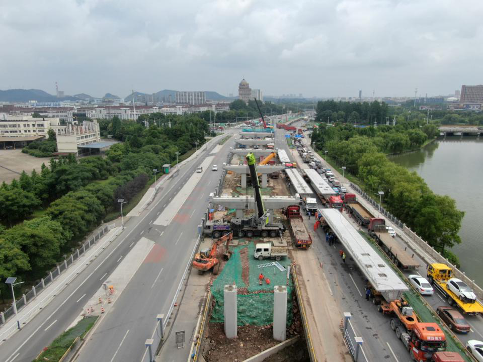 中兴大道跨线桥即将结构贯通!绍兴这条路有新进展