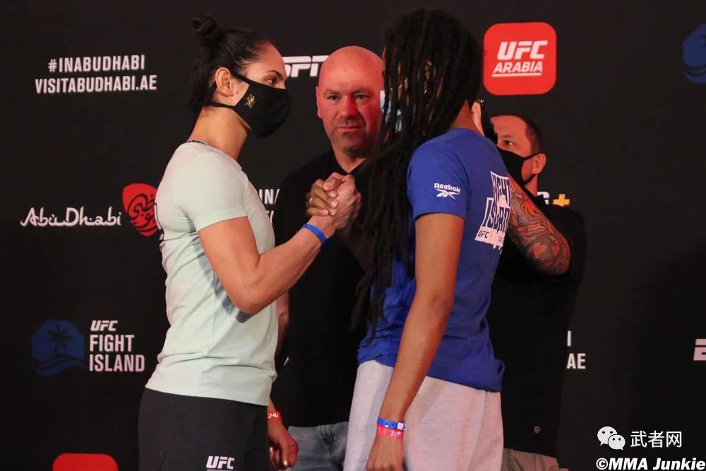 ufc格斗之夜172赛前称重图集,明天上午直播