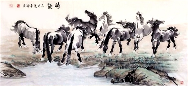 张金华,1949年生于天津.职业画家.现任中国书画研究院院士.