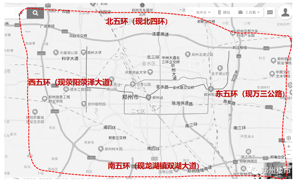 今天,郑州进入大四环时代