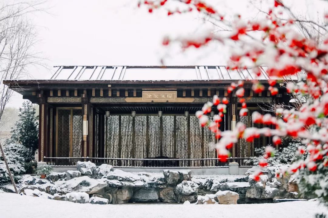 和故宫媲美中国院子的雪景刷屏了