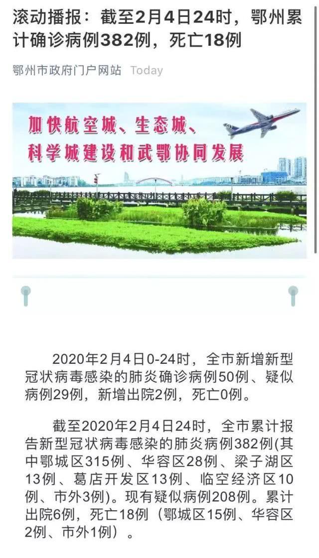 病死率连续2天超武汉，鄂州告急