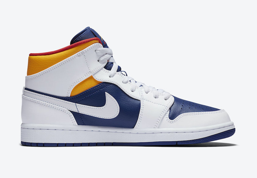 air jordan 1 mid,aj1最丑5大配色 air jordan 1 mid royal blue laser orange 554724-131 release date