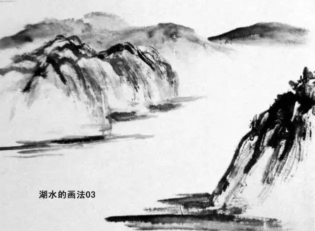 书画联盟丨山水画基础教程:图文详解水的画法,历代名家画水高清作品